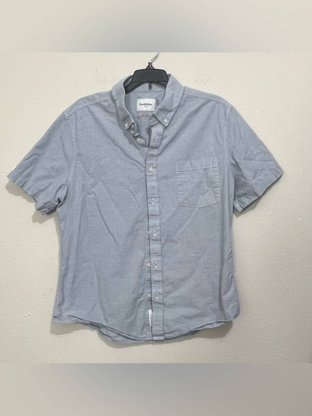 Goodfellow & Co Light Blue Short-Sleeve Oxford Button-Down Shirt